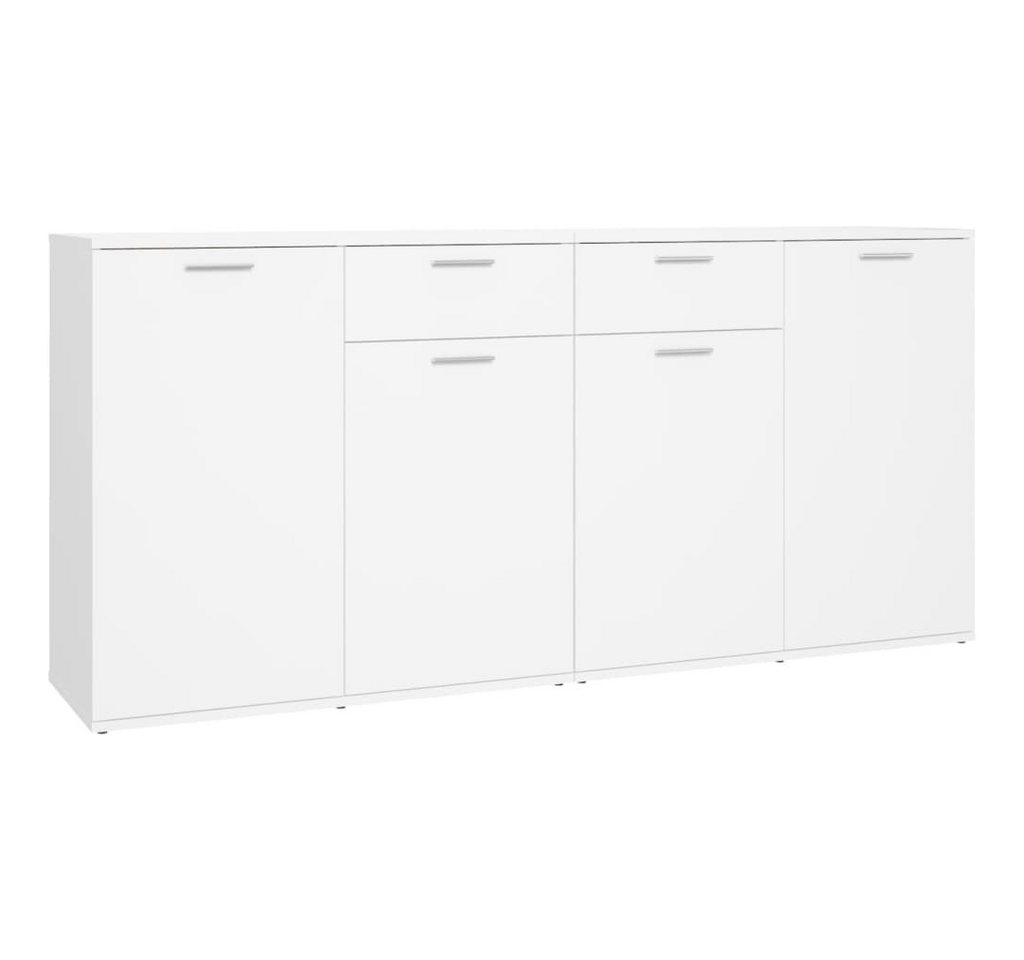 vidaXL Sideboard, Kommode Weiß 160x36x75 cm Holzwerkstoff vidaXL Sideboard, Kommode Weiß 160x36x75 cm Holzwerkstoff von vidaXL