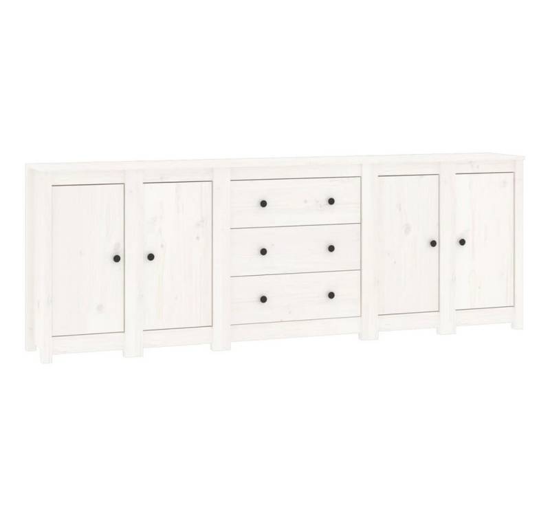 vidaXL Sideboard, Kommode Weiß 230x35x80 cm Massivholz Kiefer vidaXL Sideboard, Kommode Weiß 230x35x80 cm Massivholz Kiefer von vidaXL