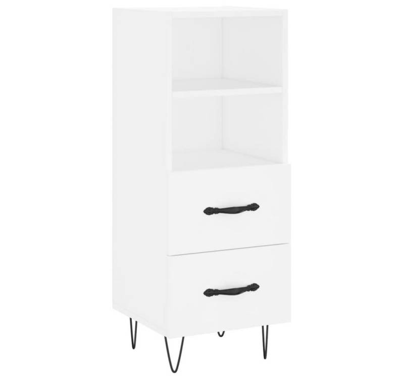 vidaXL Sideboard, Kommode Weiß 34,5x34x90 cm Holzwerkstoff von vidaXL