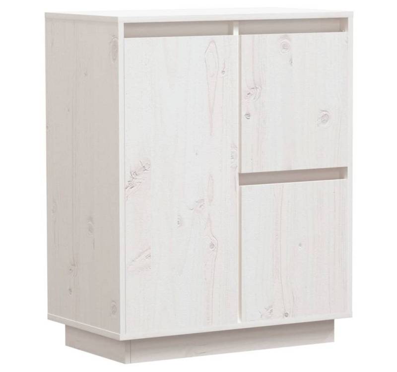vidaXL Sideboard, Kommode Weiß 60x34x75 cm Massivholz Kiefer vidaXL Sideboard, Kommode Weiß 60x34x75 cm Massivholz Kiefer von vidaXL