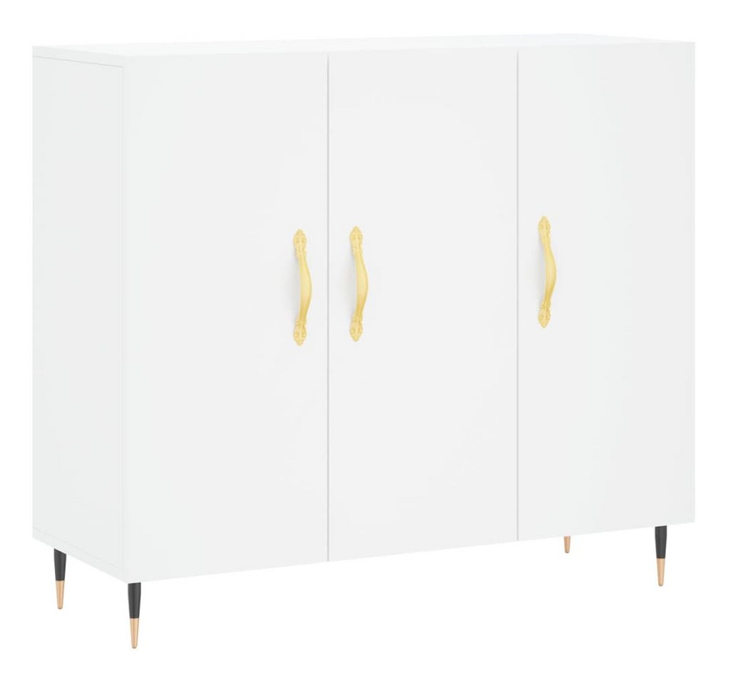 vidaXL Sideboard, Kommode Weiß 90x34x80 cm Holzwerkstoff von vidaXL