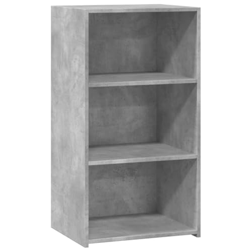 vidaXL Sideboard, Kommode mit Stauraum, Anrichte Schrank für Wohnzimmer, Beistellschrank Mehrzweckschrank Highboard, Betongrau Holzwerkstoff von vidaXL