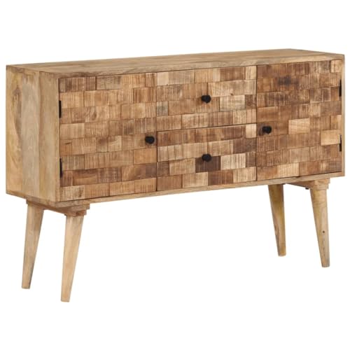 vidaXL Sideboard, Kommode mit Stauraum Holzrahmen, Beistellschrank für Wohnzimmer Schlafzimmer, Anrichte Highboard, Massivholz Mango vidaXL Sideboard, Kommode mit Stauraum Holzrahmen, Beistellschrank für Wohnzimmer Schlafzimmer, Anrichte Highboard, Massivholz Mango von vidaXL