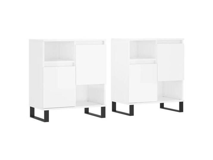 vidaXL Sideboard, Kommoden 2 Stk. Hochglanz-Weiß Holzwerkstoff vidaXL Sideboard, Kommoden 2 Stk. Hochglanz-Weiß Holzwerkstoff von vidaXL