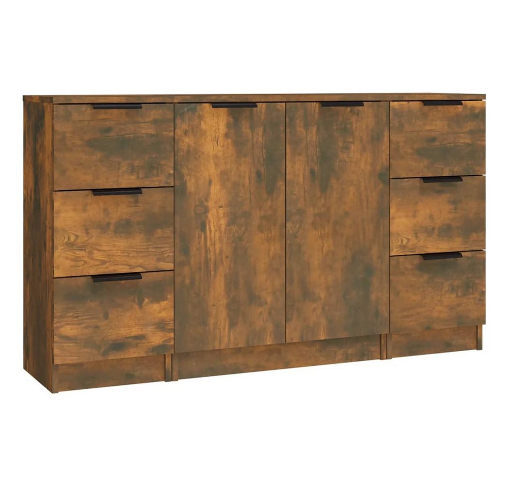 vidaXL Sideboard, Kommoden 3 Stk. Räuchereiche Holzwerkstoff vidaXL Sideboard, Kommoden 3 Stk. Räuchereiche Holzwerkstoff von vidaXL
