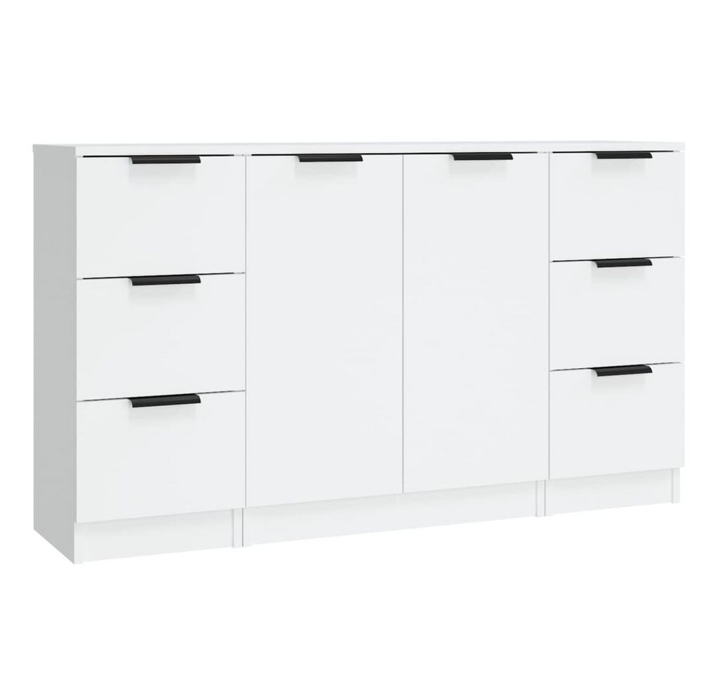 vidaXL Sideboard, Kommoden 3 Stk. Weiß Holzwerkstoff vidaXL Sideboard, Kommoden 3 Stk. Weiß Holzwerkstoff von vidaXL