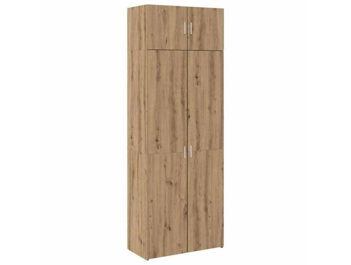 vidaXL Sideboard Badschrank Eiche handwerklich 80 x 42,5 x 225 cm Holzwerkstoff (1 St), Eiche handwerklich von vidaXL