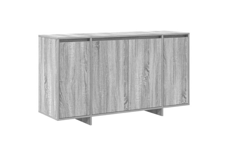 vidaXL Sideboard Grau Sideboard Graues Sonoma Holzwerkstoff 135 x 41 x 75 cm (1 St) von vidaXL