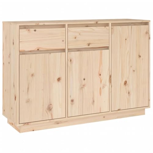 vidaXL Sideboard Kommode Anrichte Schrank Beistellschrank Mehrzweckschrank Standschrank Wohnzimmer Flur 110x34x75cm Massivholz Kiefer vidaXL Sideboard Kommode Anrichte Schrank Beistellschrank Mehrzweckschrank Standschrank Wohnzimmer Flur 110x34x75cm Massivholz Kiefer von vidaXL