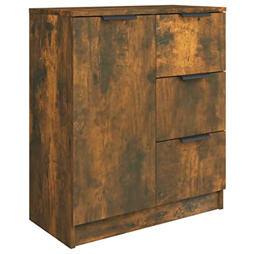 vidaXL Sideboard Kommode Anrichte Schrank Beistellschrank Mehrzweckschrank Standschrank Wohnzimmer Flur Räuchereiche 60x30x70cm Holzwerkstoff vidaXL Sideboard Kommode Anrichte Schrank Beistellschrank Mehrzweckschrank Standschrank Wohnzimmer Flur Räuchereiche 60x30x70cm Holzwerkstoff von vidaXL
