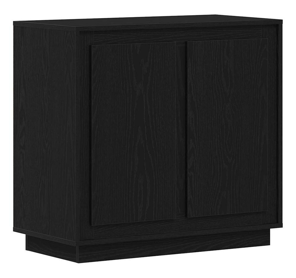 vidaXL Sideboard Moderner Buffet Sideboard Schwarze Eiche 80 x 34 x 75 cm (1 St) von vidaXL