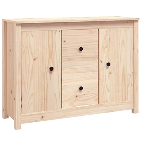 vidaXL Sideboard Schrank Anrichte Beistellschrank Kommode Mehrzweckschrank Standschrank Wohnzimmerschrank 100x35x74cm Massivholz Kiefer vidaXL Sideboard Schrank Anrichte Beistellschrank Kommode Mehrzweckschrank Standschrank Wohnzimmerschrank 100x35x74cm Massivholz Kiefer von vidaXL