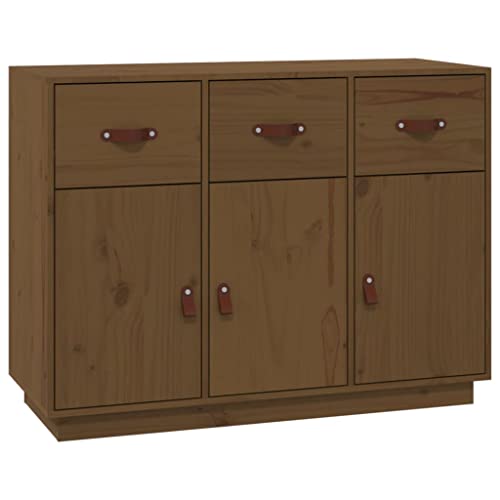 vidaXL Sideboard Schrank Anrichte Beistellschrank Kommode Mehrzweckschrank Standschrank Wohnzimmerschrank Honigbraun 100x40x75cm Massivholz Kiefer vidaXL Sideboard Schrank Anrichte Beistellschrank Kommode Mehrzweckschrank Standschrank Wohnzimmerschrank Honigbraun 100x40x75cm Massivholz Kiefer von vidaXL