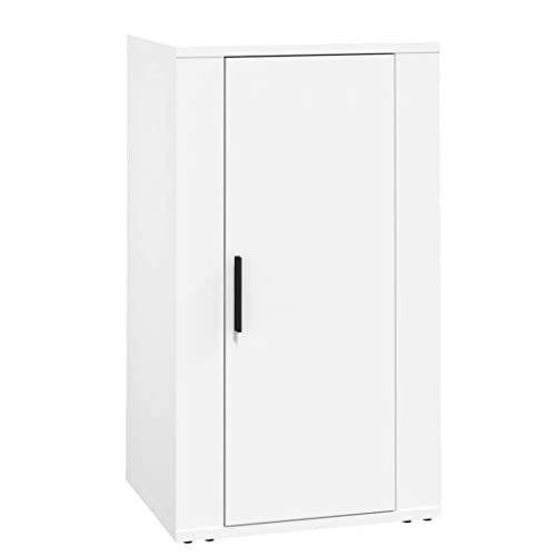 vidaXL Sideboard Schrank Anrichte Beistellschrank Kommode Mehrzweckschrank Standschrank Wohnzimmerschrank Weiß 40x33x70cm Holzwerkstoff von vidaXL