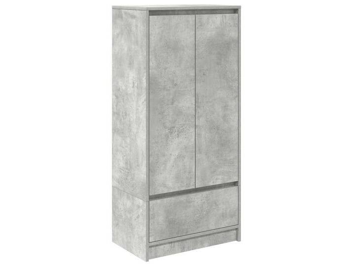 vidaXL Sideboard Schrank mit Schublade Betongrau 55,5x34x119,5 cm Holzwerkstoff (1 St), grau von vidaXL