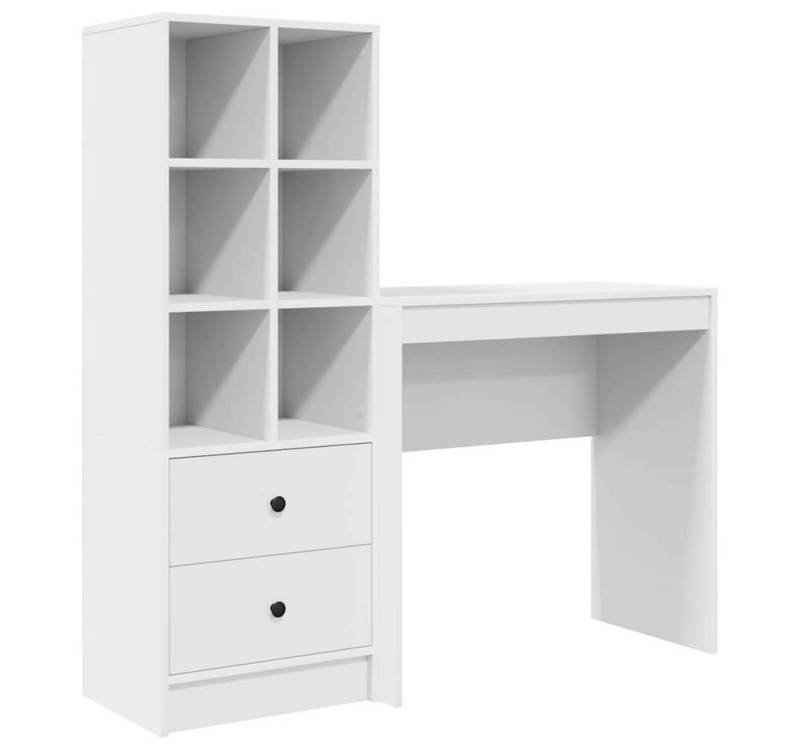 vidaXL Sideboard Schreibtisch mit Schubladen 2 pcs Weiß (2 St) von vidaXL