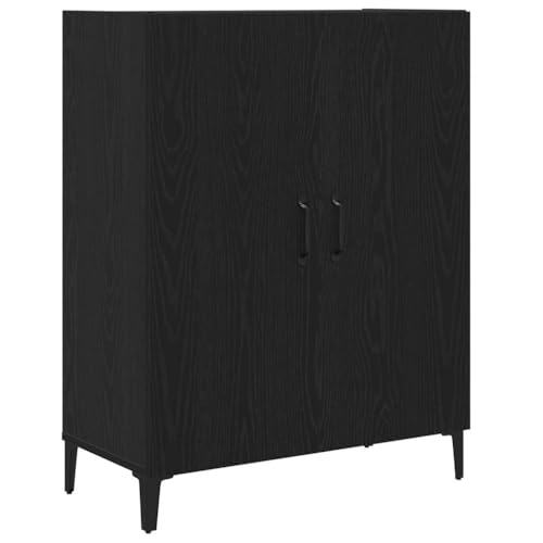 vidaXL Sideboard Schwarz Eichen-Optik 69,5x34x90 cm Holzwerkstoff vidaXL Sideboard Schwarz Eichen-Optik 69,5x34x90 cm Holzwerkstoff von vidaXL