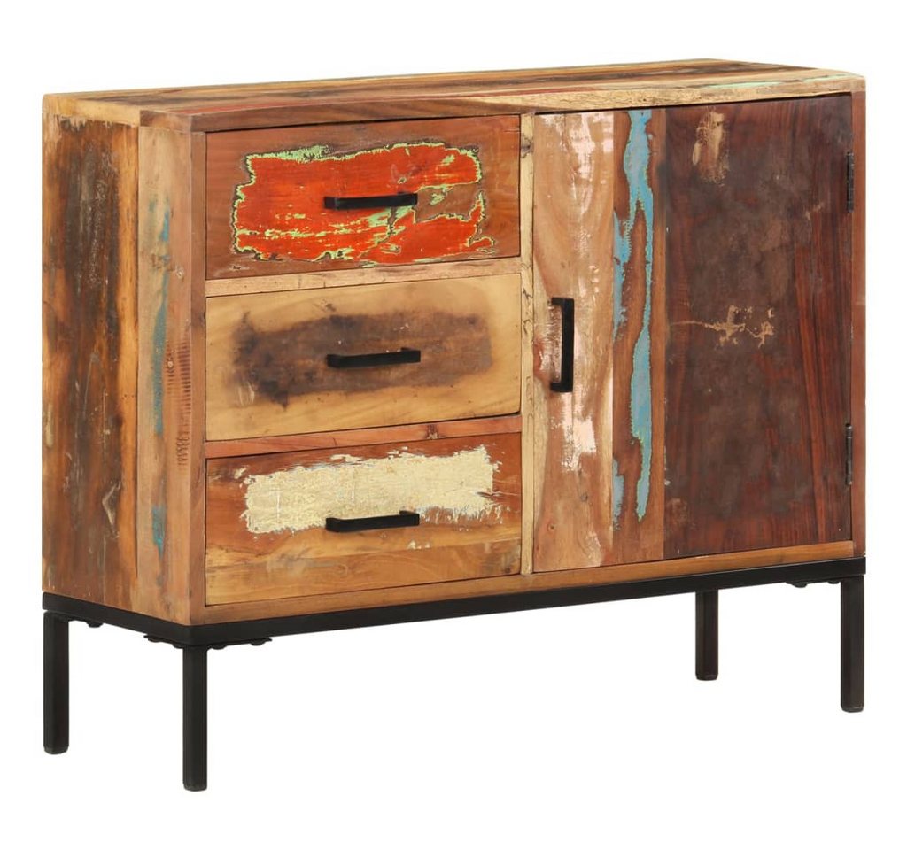 vidaXL Sideboard Sideboard 88x30x73 cm Altholz Massiv (1 St) von vidaXL