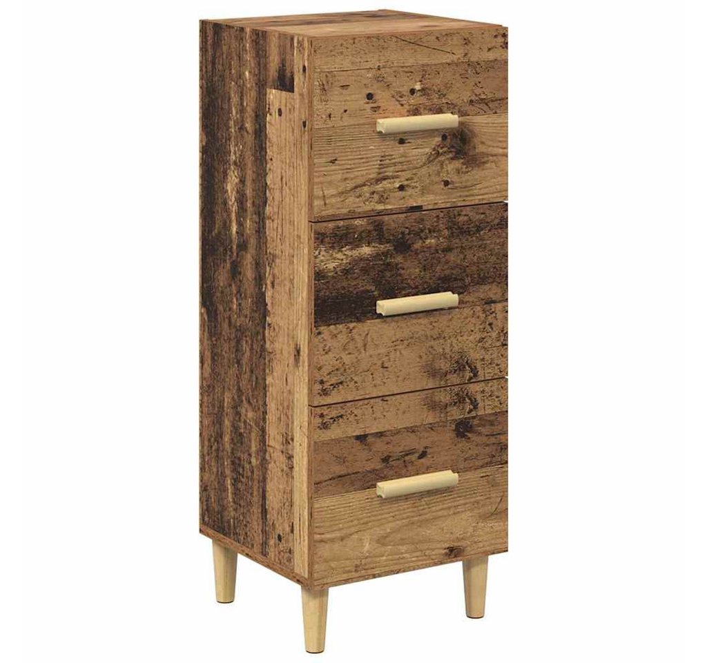 vidaXL Sideboard Sideboard Altholz 34,5 x 34 x 90 cm Holzwerkstoff (1 St) von vidaXL