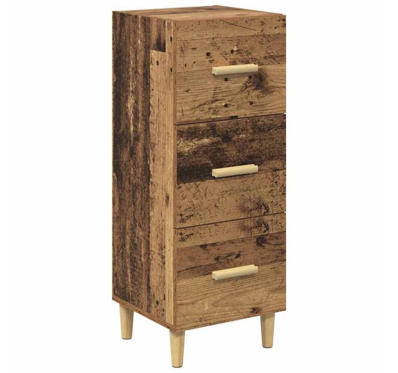 vidaXL Sideboard Sideboard Altholz 34,5 x 34 x 90 cm Holzwerkstoff (1 St) von vidaXL
