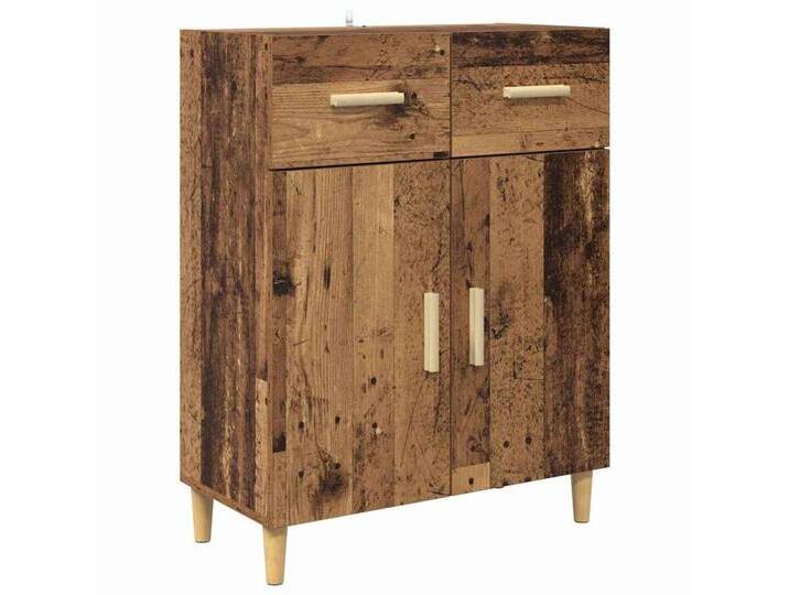 vidaXL Sideboard Sideboard Altholz 34 x 69,5 x 89 cm Holzwerkstoff (1 St), Altholz von vidaXL
