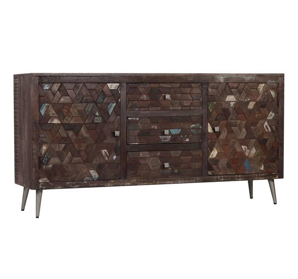 vidaXL Sideboard Sideboard Altholz Massiv 160x40x80 cm (1 St) von vidaXL