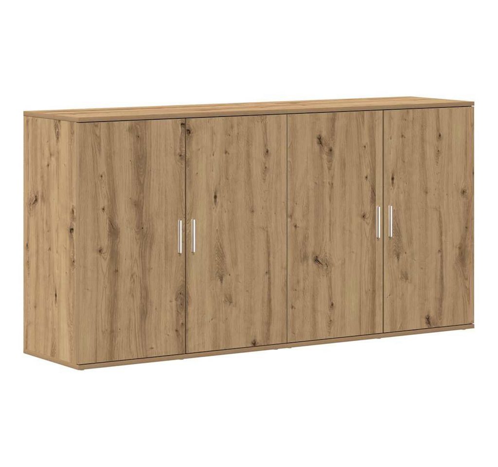 vidaXL Sideboard Sideboard Anrichte Schrank Lowboard 2 Stück Artisan Eiche 79x38x80 cm von vidaXL