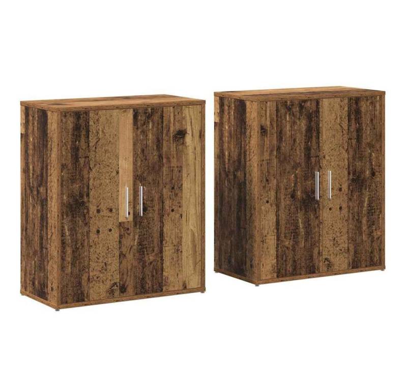 vidaXL Sideboard Sideboard Anrichte Schrank Lowboard 2 pcs Altes Holz 60 x 31 x 70 cm H vidaXL Sideboard Sideboard Anrichte Schrank Lowboard 2 pcs Altes Holz 60 x 31 x 70 cm H von vidaXL