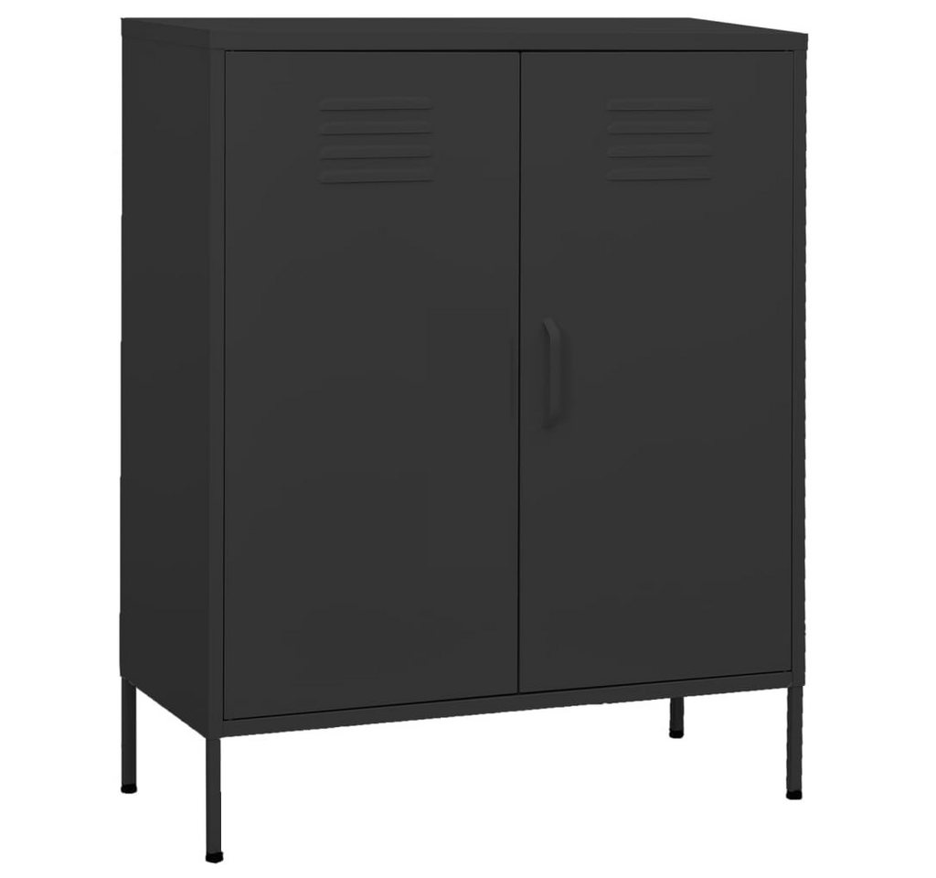 vidaXL Sideboard Sideboard Anrichte Schrank Lowboard Anthrazit 80x35x101,5 cm Stahl vidaXL Sideboard Sideboard Anrichte Schrank Lowboard Anthrazit 80x35x101,5 cm Stahl von vidaXL
