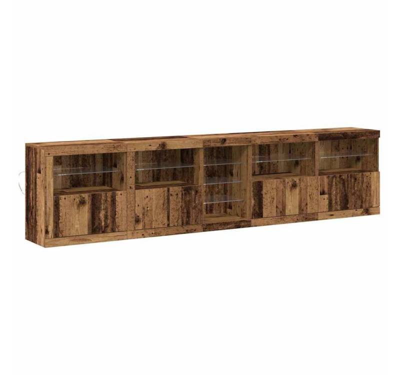 vidaXL Sideboard Sideboard Anrichte Schrank Lowboard mit LED Lichtern Altes Holz 283x37 vidaXL Sideboard Sideboard Anrichte Schrank Lowboard mit LED Lichtern Altes Holz 283x37 von vidaXL
