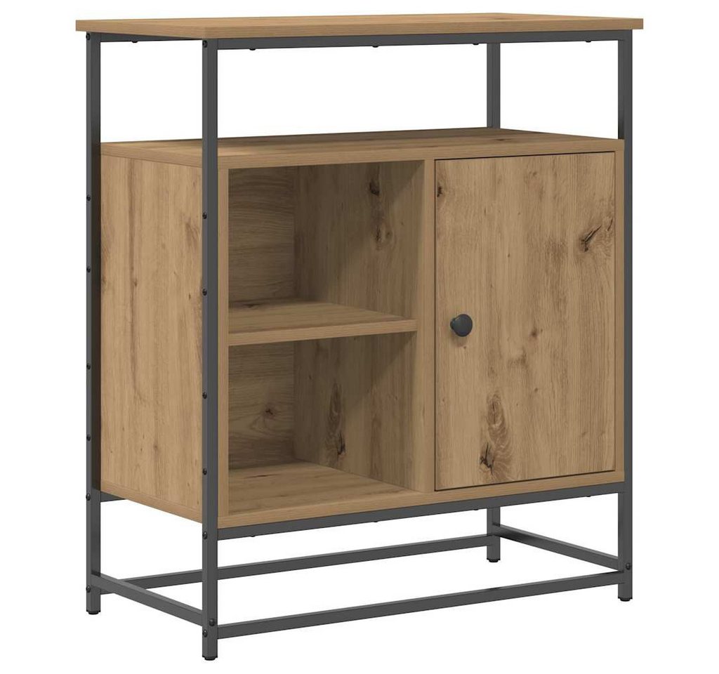 vidaXL Sideboard Sideboard Artisan Eiche 69x35x80 cm Holzwerkstoff und Stahl (1 St) von vidaXL