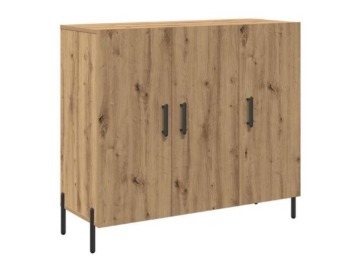 vidaXL Sideboard Sideboard Artisan Eiche 90x34x80 cm Holzwerkstoff (1 St), Holzwerkstoff, Eiche handwerklich von vidaXL