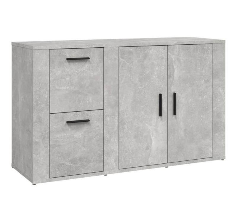 vidaXL Sideboard Sideboard Betongrau 100x33x59,5 cm Spanplatte Anrichte Kommode von vidaXL