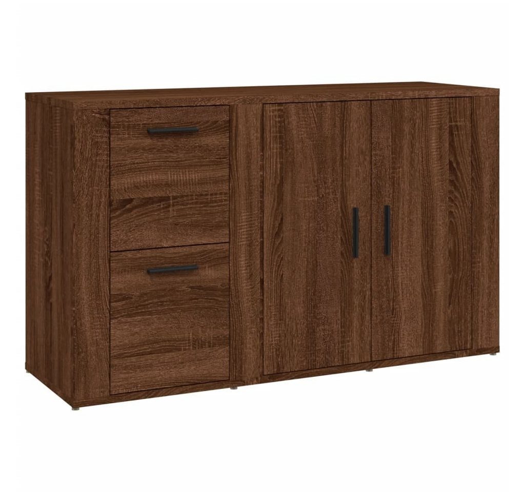 vidaXL Sideboard Sideboard Braun Eichen-Optik 100x33x59,5 cm Spanplatte Anrichte Kommod vidaXL Sideboard Sideboard Braun Eichen-Optik 100x33x59,5 cm Spanplatte Anrichte Kommod von vidaXL