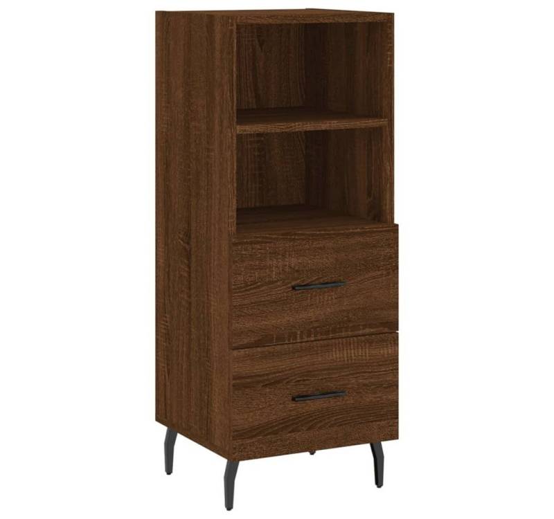 vidaXL Sideboard Sideboard Braun Eichen-Optik 34,5x34x90 cm Holzwerkstoff (1 St) von vidaXL