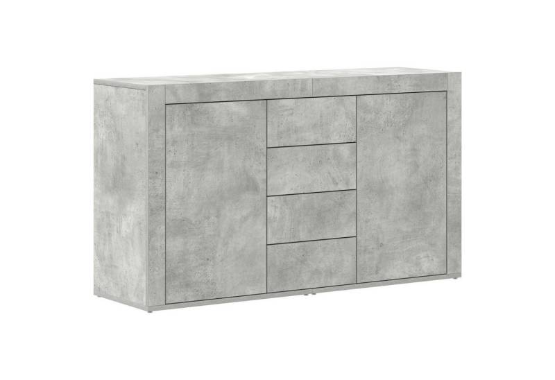 vidaXL Sideboard Sideboard Grau-Beton Holzwerkstoff 120 x 36 x 69 cm Stauraum (1 St) von vidaXL