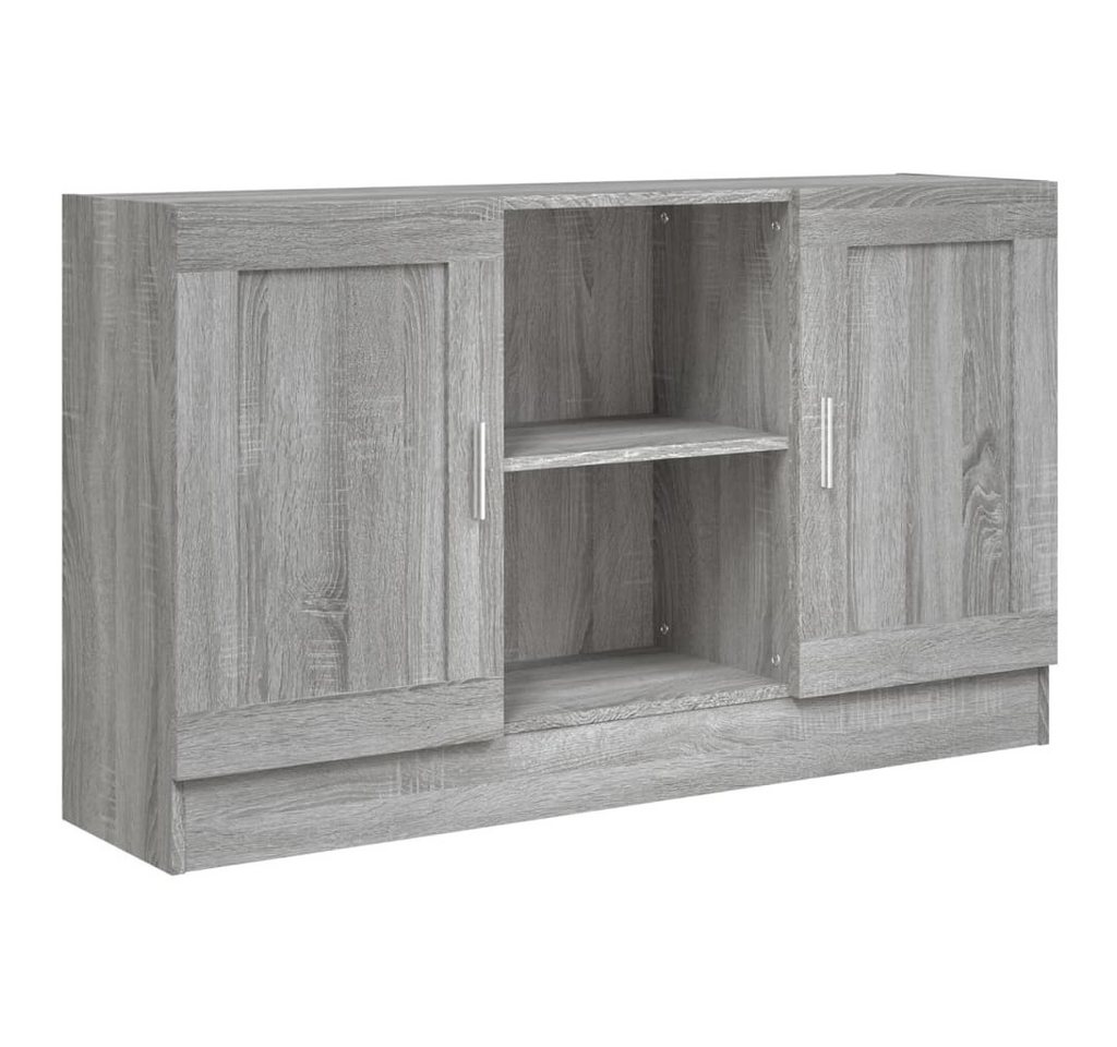 vidaXL Sideboard Sideboard Grau Sonoma 120x30,5x70 cm Spanplatte Kommode Anrichte vidaXL Sideboard Sideboard Grau Sonoma 120x30,5x70 cm Spanplatte Kommode Anrichte von vidaXL