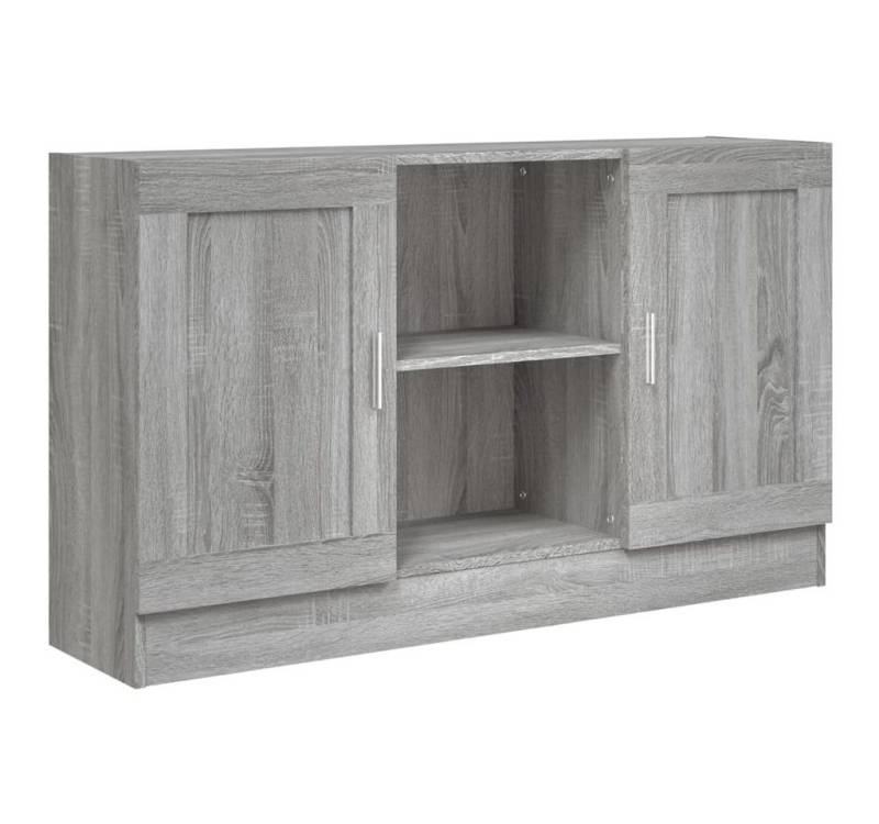 vidaXL Sideboard Sideboard Grau Sonoma 120x30,5x70 cm Spanplatte Kommode Anrichte von vidaXL