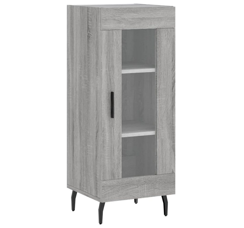 vidaXL Sideboard Sideboard Grau Sonoma 34,5x34x90 cm Holzwerkstoff (1 St) von vidaXL