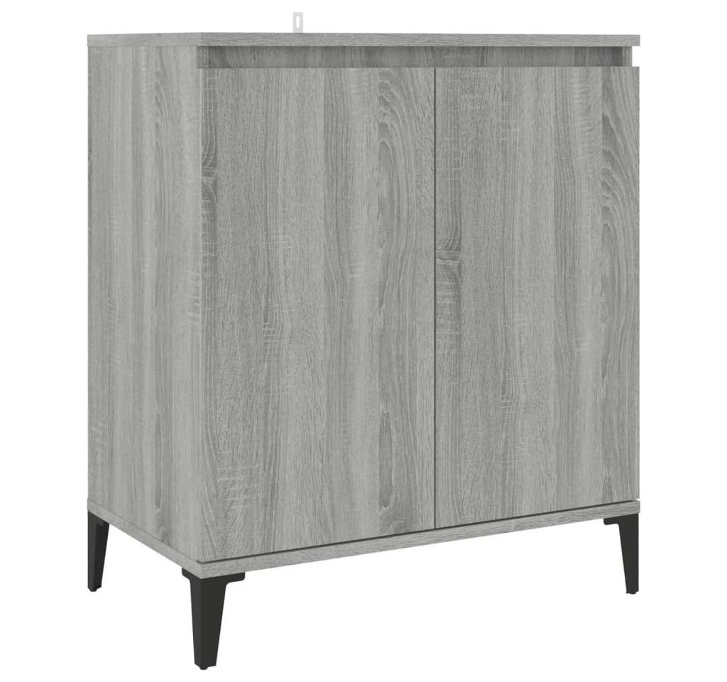 vidaXL Sideboard Sideboard Grau Sonoma 60x35x70 cm Holzwerkstoff (1 St) von vidaXL