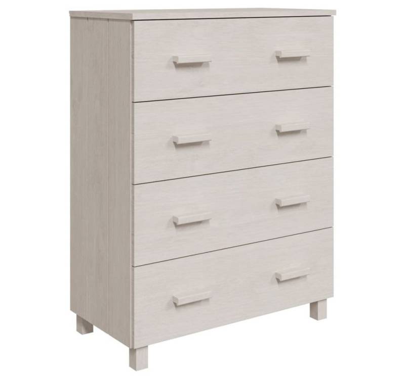 vidaXL Sideboard Sideboard HAMAR Weiß 79x40x103,5 cm Massivholz Kiefer (1 St) von vidaXL
