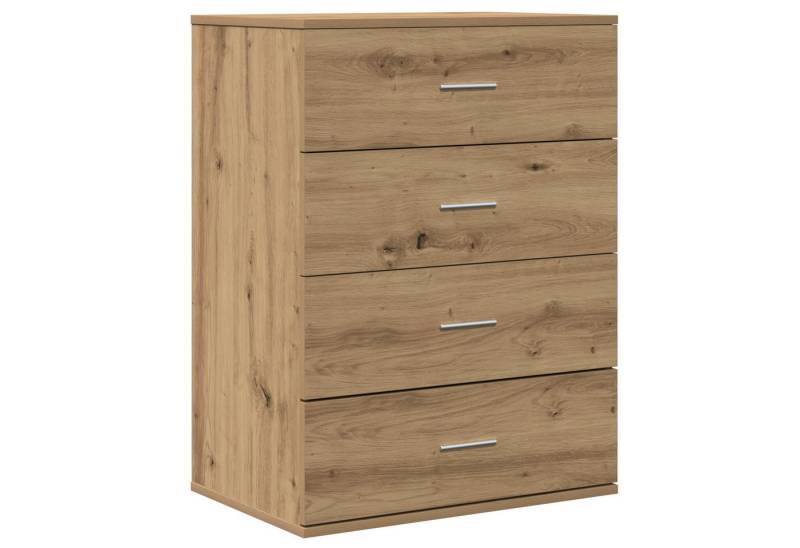 vidaXL Sideboard Sideboard Handwerklich gefertigter Eichenholz 60 x 39 x 80 cm (1 St) von vidaXL