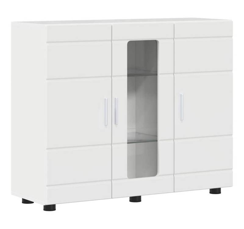 vidaXL Sideboard Sideboard Hochglanz-Weiß 555 x 29 x 100 cm Holzwerkstoff vidaXL Sideboard Sideboard Hochglanz-Weiß 555 x 29 x 100 cm Holzwerkstoff von vidaXL