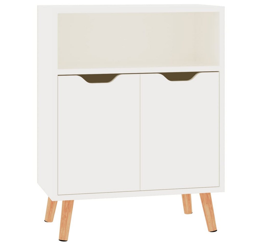 vidaXL Sideboard Sideboard Hochglanz-Weiß 60x30x72 cm Holzwerkstoff (1 St) von vidaXL