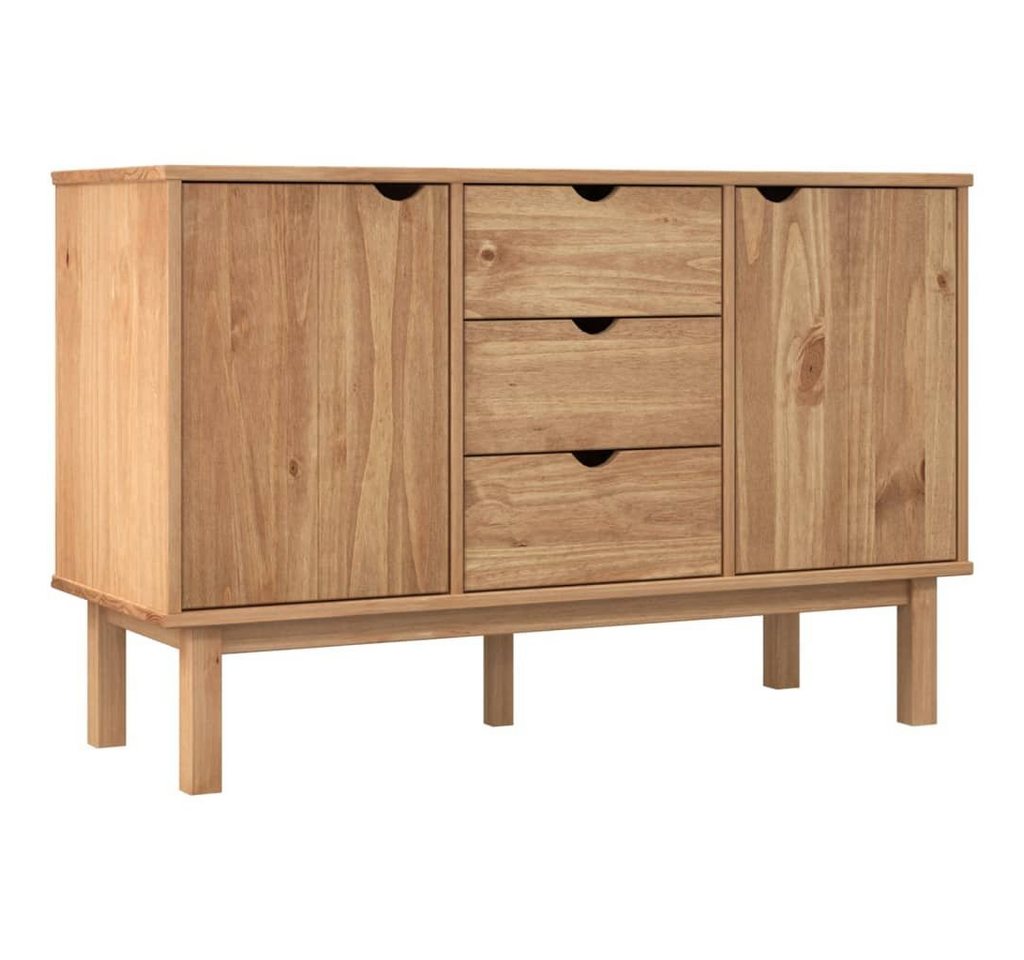 vidaXL Sideboard Sideboard OTTA 113,5x43x73 cm Massivholz Kiefer (1 St) von vidaXL