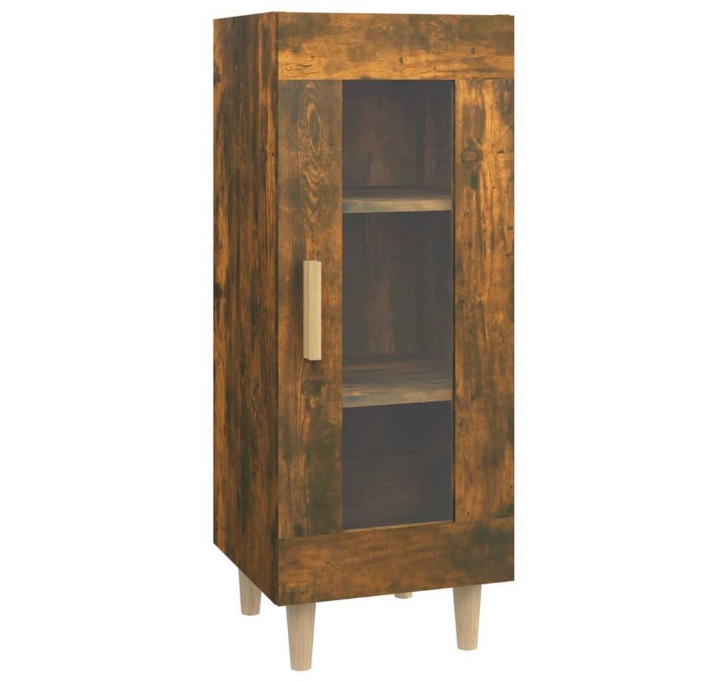 vidaXL Sideboard Sideboard Räuchereiche 34,5x34x90 cm Spanplatte Glas Vitrine vidaXL Sideboard Sideboard Räuchereiche 34,5x34x90 cm Spanplatte Glas Vitrine von vidaXL
