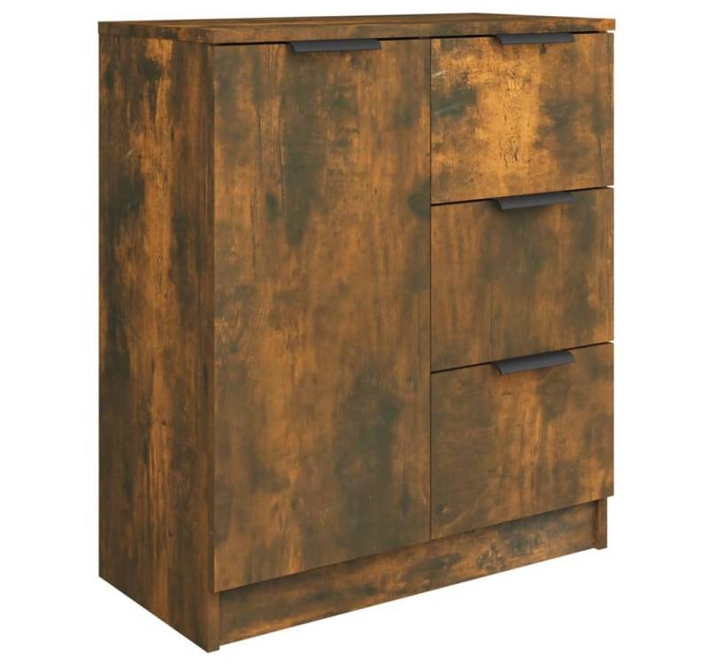 vidaXL Sideboard Sideboard Räuchereiche 60x30x70 cm Spanplatte Kommode Schubladen von vidaXL