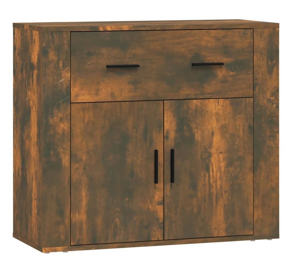 vidaXL Sideboard Sideboard Räuchereiche 80x33x70 cm Spanplatte Kommode Schubladen Türen vidaXL Sideboard Sideboard Räuchereiche 80x33x70 cm Spanplatte Kommode Schubladen Türen von vidaXL