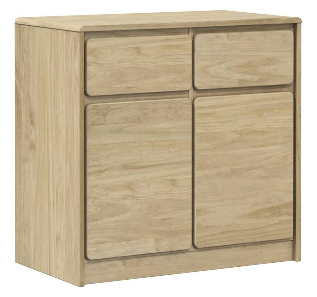 vidaXL Sideboard Sideboard SAUDA Eiche-Optik 80x43x75,5 cm Kiefernholz (1 St) von vidaXL