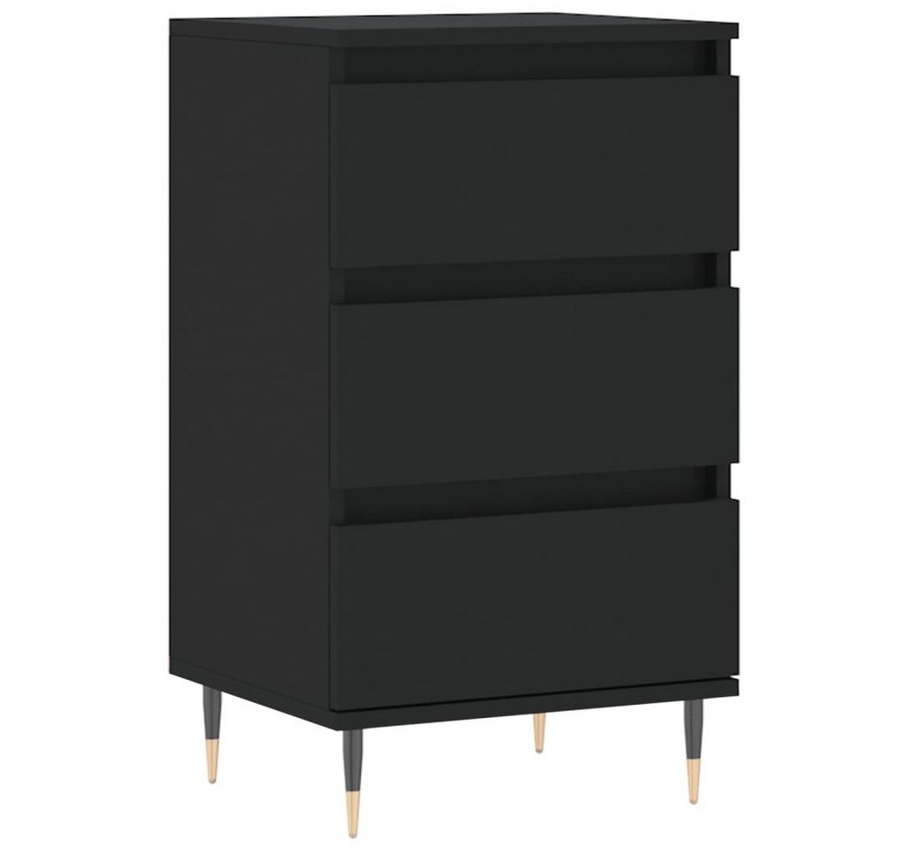 vidaXL Sideboard Sideboard Schwarz 40x35x70 cm Holzwerkstoff (1 St) von vidaXL